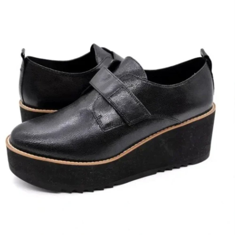 Eileen Fisher Zola Wedge Oxford Shoes size 7